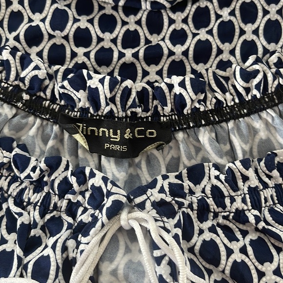 Jinny & Co Paris Blouse Fits Size XL - Picture 5 of 5